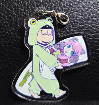 ☆送料無料☆おそ松さん☆へそくりウォーズ/アクリルチャーム☆チョロ松(どうぶつパジャマ)☆新品☆