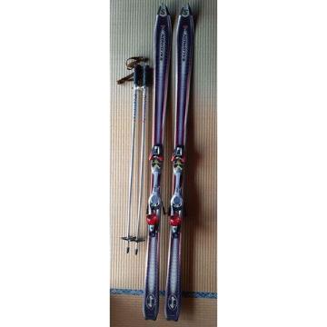 SALOMON�X�L�[��axendo7.175/�r���f�B���O800/�X�g�b�NST SILVER�����Á�