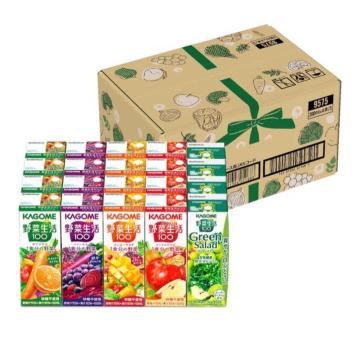 カゴメ 野菜生活100 アソートセット 200ml×20本(5種類×各4本) 飲み比べバラエティセット EC限定 ギフトにも最適