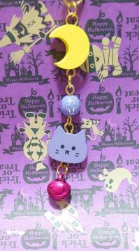 ハンドメイド♪ハロウィン100円チャーム★ストラップG