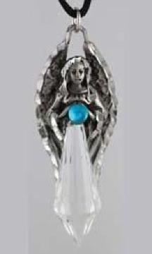 AzureGreen: Guiding Light Amulet pendant