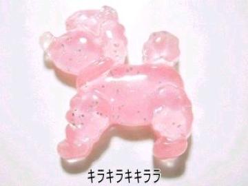 《New》デコパーツ★キラキラ*ラメ・ふわふわプードル<ピンク>