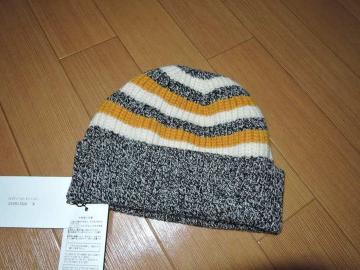 新品ミスターハリウッドN.HOOLYWOODボーダーニットキャップNハリ