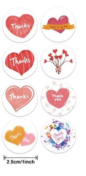 1*可愛いシール ランダム20枚 約25mm 5