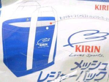【KIRIN/キリン】レジャー.アウトドアで大活躍♪裏メッシュレジャーバッグ