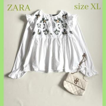 �����i��ZARA���G���u���C�_���[�R�b�g���u���E�X���傫���T�C�Y������XL���h�J