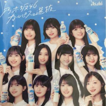 新品未使用 カルピスノベルティ 乃木坂46クリアファイル
