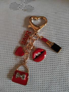 �S�[���h �n�[�g LOVE ���g �O �o�b�O�`���[�� �L�[�z���_�[ �t�@�b�V��������