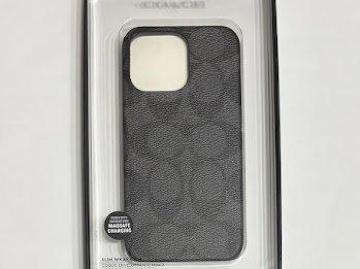 R[` COACH iPhone13 pro Ή P[X C8023 GRAPHITE