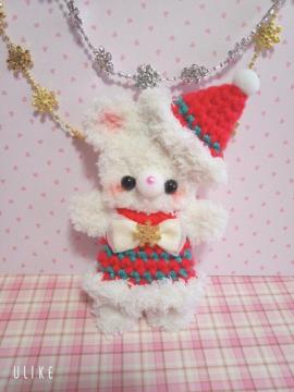 Merry Christmasモール人形ホルダー