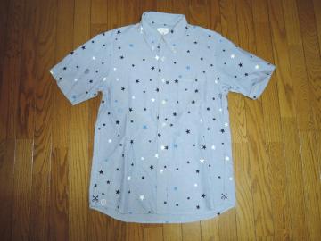 uniform experiment ���j�t�H�[���G�N�X�y�������g �������h�b�g �����V���c 2 STAR B.D SHIRT