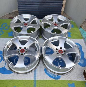 WORK ���[�N LS305�A���~�z�C�[��19�C���`9J+38  PCD114.3 5���z�C�[���̂�4�{�Z�c�g���F���t�@�C�A �A��