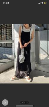 ciao panic typy  涼しげなメッシュラインワンピース 美品
