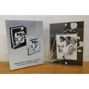 �y���������z�ʐ^���� �W���X�t�H�[�g HAGNETIC FRAME 2.5�~3.5 �u���b�N MA-PT25323 �����t��