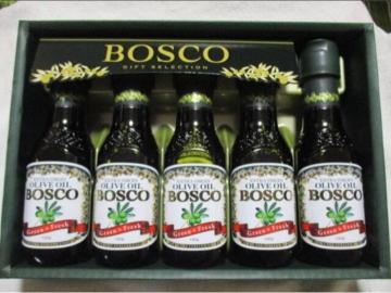 BOSCO  オリーブオイルギフト  エキストラ バージン オリーブオイル 140g×5本 BGー30 ボスコ