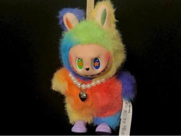 �y�����A�zPOPMART Labubu ���u�u �U�E�����X�^�[�Y �ʂ������ ���C���{�[ �p�[���l�b�N���X�t �����\ ������