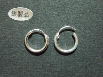 �����Y �V���o�[925 silver925 �s�A�X�E�t�[�v 10mm �l�C �Z�J���h ���Ԃ� �؍�  �ʔ�  ���� �� ���