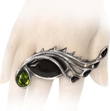 ALCHEMY GOTHIC: Gorgon's Eye Medusa RING
