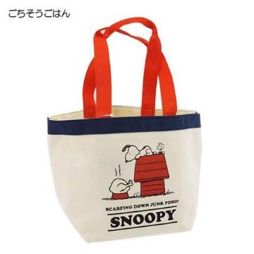 《New》スヌーピー★ナチュラル・スウェット素材*トートバッグ<ベージュ>