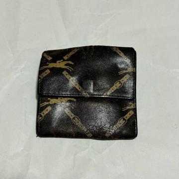 �y���B���e�[�W�z �����V���� ���U�[ �R�C���P�[�X �_�[�N�u���E�� �� �󂠂� LONGCHAMP �A���e�B�[�N ���K����