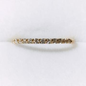 AHKAH �A�[�J�[ �_�C�������h �h�D�[�Y�u���G �����O K18YG 0.12ct 1.0g