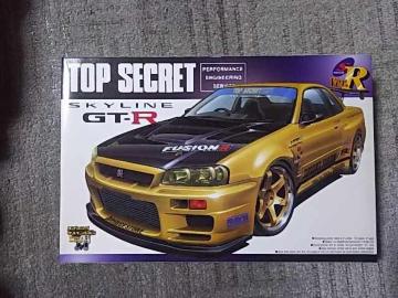 ���� 1/24 į�߼��گ� GT-R ���ײ� R34