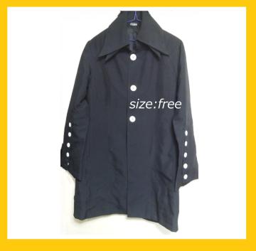 HARAJUKU FROMM ��d�݃����O�R�[�g��5�A�{�^�� ���h�t���� �t���[ ��������