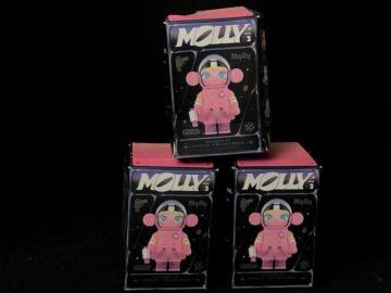 �y3�Z�b�g�zPOPMART MOLLY �t�B�M���A �X�y�[�X�����[ �|�b�v�}�[�g �u���C���h�{�b�N�X �܂Ƃߔ���Series03