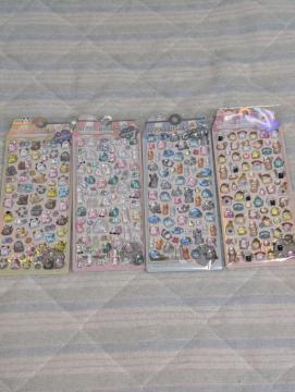 3D FUN STICKERS 4���Z�b�g�@�I�o�P�[�k