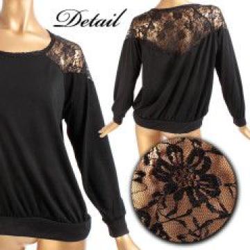 《New》エレガント★レース切替・ゆるシルエット*カットソー