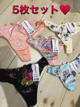 Tバックショーツ 5枚セット