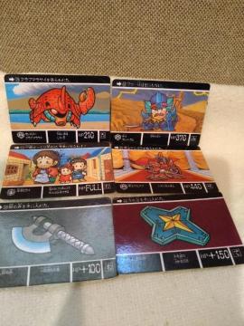 当時モノ SDガンダム外伝 ラクロアの勇者 カードダス 6枚セット@ 1989