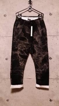 ViKMRII Layered Twill Stretch Pants 3 BLACKKHAKI