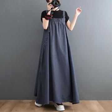 送料無料#新品#L オーバーオール サロペット デニム ジャンスカ