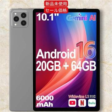 Android16 �^�u���b�g10�C���` Wi-Fi���f�� 20GB+64GB+2TB�g�� 6000mAh Type-C�[�d
