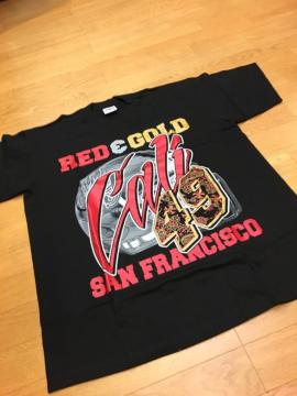 LAA  RED&GOLD  SAN FRANCISCO  sizeXL   SX  ׯ