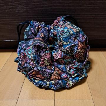 ハンドメイドの巾着
