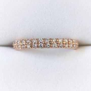 �X�^�[�W���G���[ �_�C�������h �p���F �s���L�[�����O K18YG 0.25ct