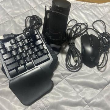 �Q�[�~���O�L�[�{�[�h USB�ڑ� FIFINE �}�C�N���t�H�� �Z�b�g