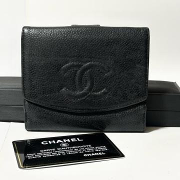 CHANEL �V���l�� 10240651 �R�R�}�[�N �L���r�A�X�L�� ��܂� ���z �E�H���b�g ���K���� ���f�B�[�X �u���b�N