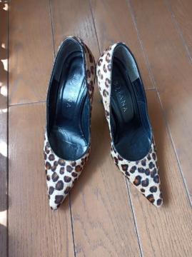 DIANA★ヒョウ柄ハイヒールパンプス★カッコイイ★素敵★ダイアナ★