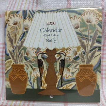 CA09 Naffy �i�t�B�[ 2026 �J�����_�[ Bird Tales ��