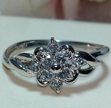 pt900 �V�RDiamond �����O��0.2ct��������