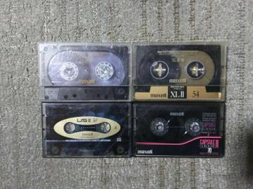 録音使用済カセットテープ マクセル UDU50 USU50 XLU54 カプセルU70 Hポジ