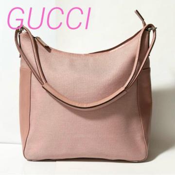 GUCCI �O�b�` �V�����_�[�o�b�O ���|�� �����V�����_�[ �o�b�O 77112 �L�����o�X ���U�[ �s���N �V���o�[����
