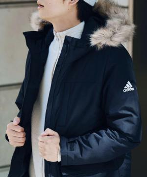 adidas �W���P�b�g �p�[�J�[���[�e�B���^�X �t�[�h�t���p�[�J�[ AV277 �����Y