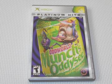 xboxODDWORLD Munch's Oddysee PLATINUM HITS CO