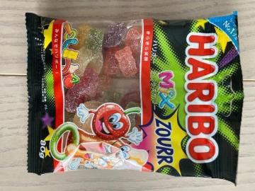 �n���{�[ �O�~ �~�b�N�X�T���[ �� HARIBO MIX ZOURR 80g ���َq