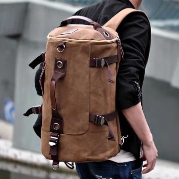 超お買い得2590円★メンズ 大容量トラベルバックパック - 多機能コンパートメント付きクッションショルダー ヴィンテージコーヒー