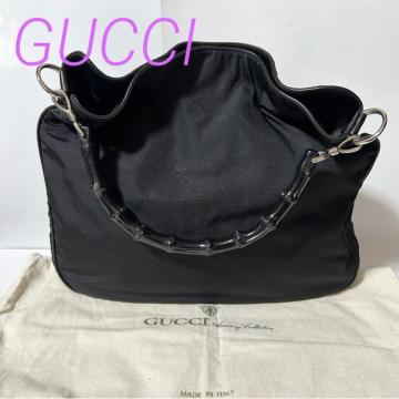 ���i GUCCI �o���u�[ �i�C���� �����V�����_�[�o�b�O �n���h�o�b�O 001 1571 3754 �u���b�N